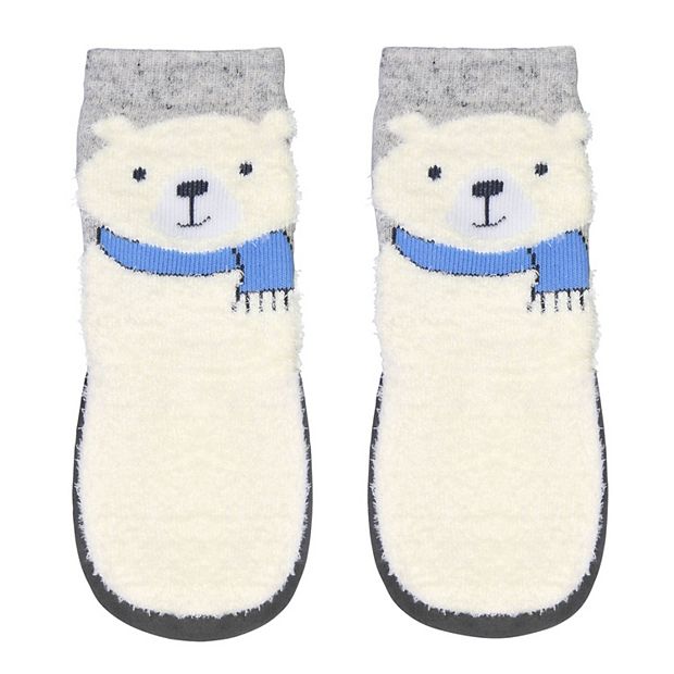 Kids polar hot sale bear slippers