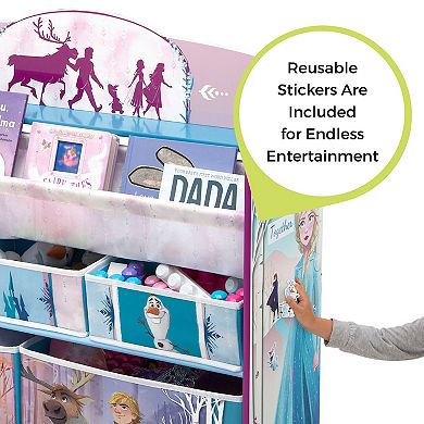 Disney's Frozen 2 Deluxe Toy and Book Organizer by Delta Children