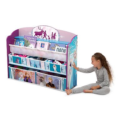 Disney's Frozen 2 Deluxe Toy and Book Organizer by Delta Children