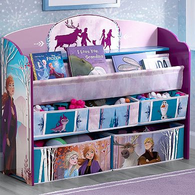 Disney's Frozen 2 Deluxe Toy and Book Organizer by Delta Children