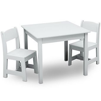 Delta Children MySize Kids Wood Table and Chair Set - 2 Chairs Included