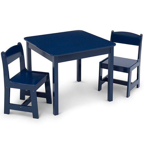 Delta Children MySize Kids Wood Table and Chair Set - 2 Chairs Included