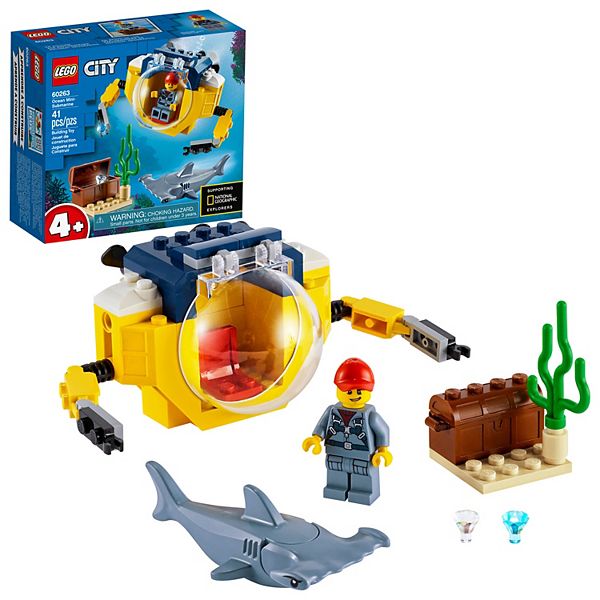 LEGO City Ocean Mini Submarine 60263 LEGO Set 41 Pieces