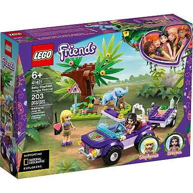 LEGO Friends Baby Elephant Jungle Rescue 41421 Building Kit (203 Pieces)
