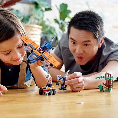 LEGO Jurassic World Velociraptor: Biplane Rescue Mission 75942 Building Kit (101 Pieces)