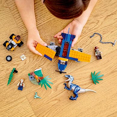 LEGO Jurassic World Velociraptor: Biplane Rescue Mission 75942 Building Kit (101 Pieces)
