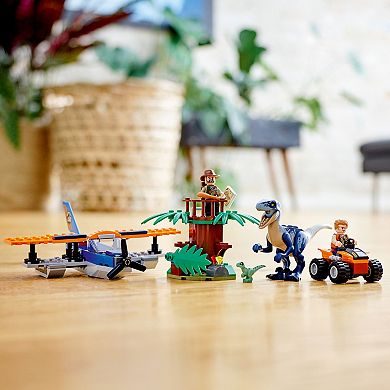 LEGO Jurassic World Velociraptor: Biplane Rescue Mission 75942 Building Kit (101 Pieces)