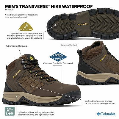 Columbia Transverse™ Waterproof Men's Hiking Shoes