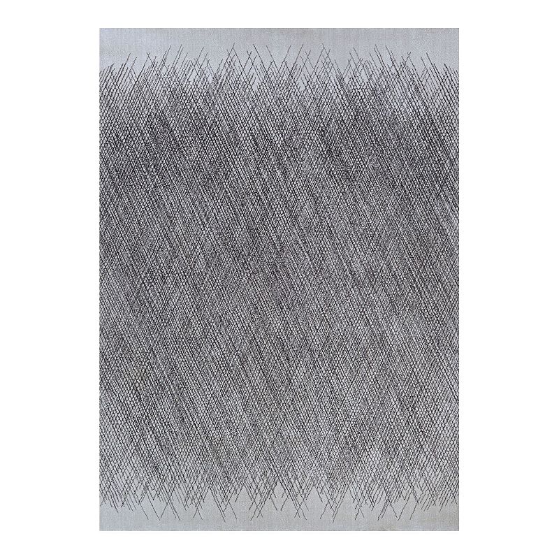 Couristan Radiance Tybalt Area Rug, Grey, 8X11 Ft
