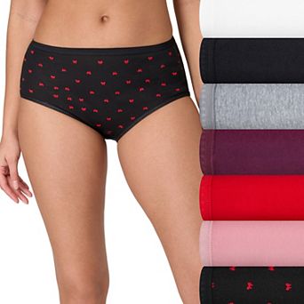 Women's Hanes Ultimate® 6+1 Bonus Pack Cotton Brief Panty Set 40H7CC
