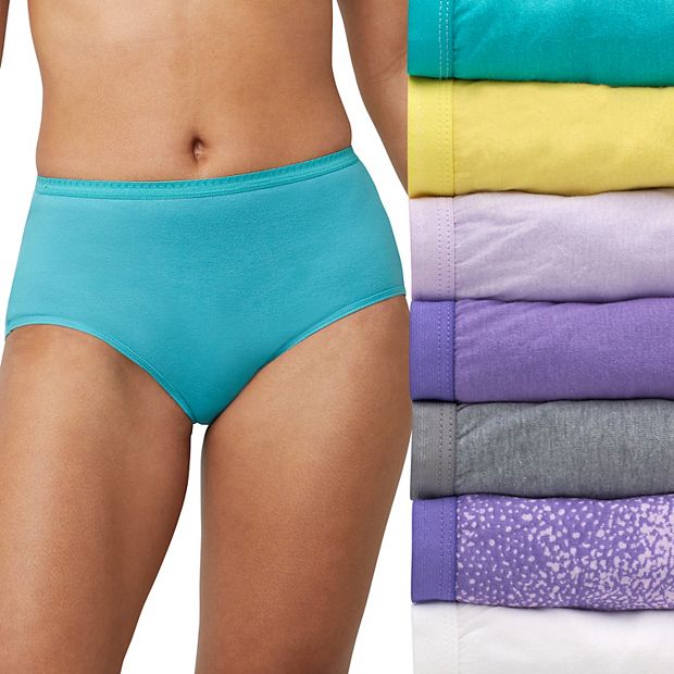Women's Hanes Ultimate® 6+1 Bonus Pack Cotton Brief Panty Set 40H7CC
