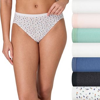Women's Hanes Ultimate® 6+1 Bonus Pack Cotton High-Cut Panty Set 43H7CC