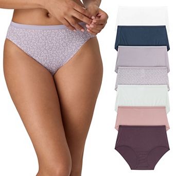 Women's Hanes Ultimate® 6+1 Bonus Pack Cotton High-Cut Panty Set 43H7CC