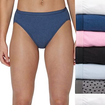 Women's Hanes Ultimate® 6+1 Bonus Pack Cotton High-Cut Panty Set 43H7CC