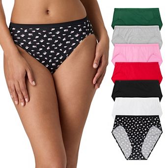 Women's Hanes Ultimate® 6+1 Bonus Pack Cotton High-Cut Panty Set 43H7CC