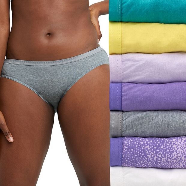 Hanes Women's Panties Pack, Soft Cotton Hipsters, Underwear 6-Pack (Colors  May Vary), Fashion Color Mix, 9 : : Clothing, Shoes & Accessories