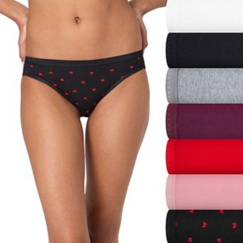 Women's Hanes Ultimate® 6+1 Bonus Pack Cotton Bikini Panty Set 42H7CC