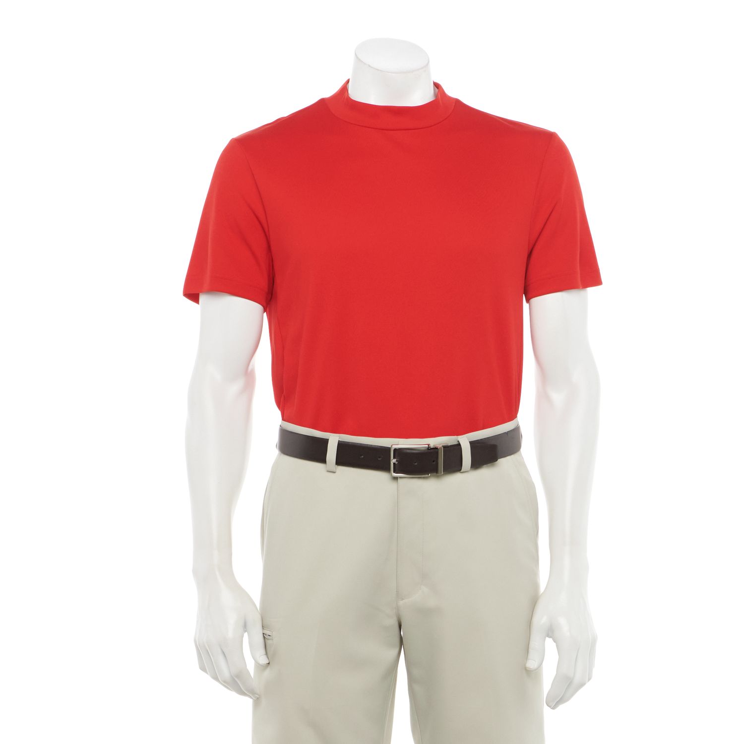 men's short sleeve mock turtleneck golf shirts