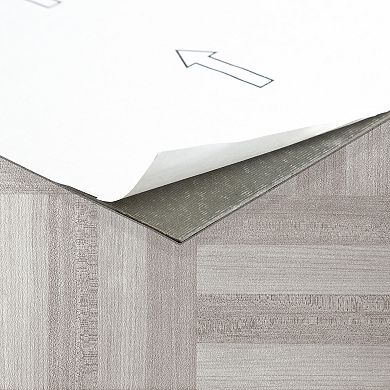 Achim Sterling Ash Grey Wood 12x12 Self Adhesive Vinyl Floor Tiles Set of 45