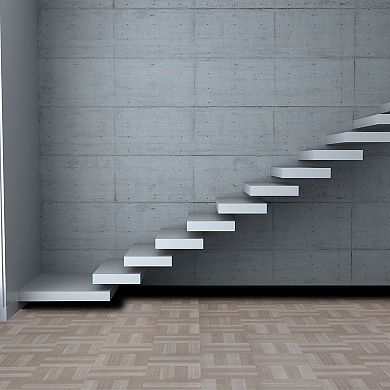 Achim Sterling Ash Grey Wood 12x12 Self Adhesive Vinyl Floor Tiles Set of 45