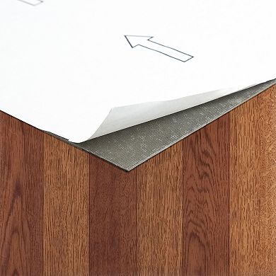 Achim Sterling Medium Oak Plank 12x12 Self Adhesive Vinyl Floor Tiles Set of 20