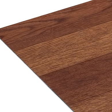 Achim Sterling Medium Oak Plank 12x12 Self Adhesive Vinyl Floor Tiles Set of 20