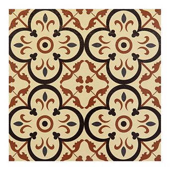 Achim Retro Burch 12x12 Self Adhesive Vinyl Floor Tiles Set of 20