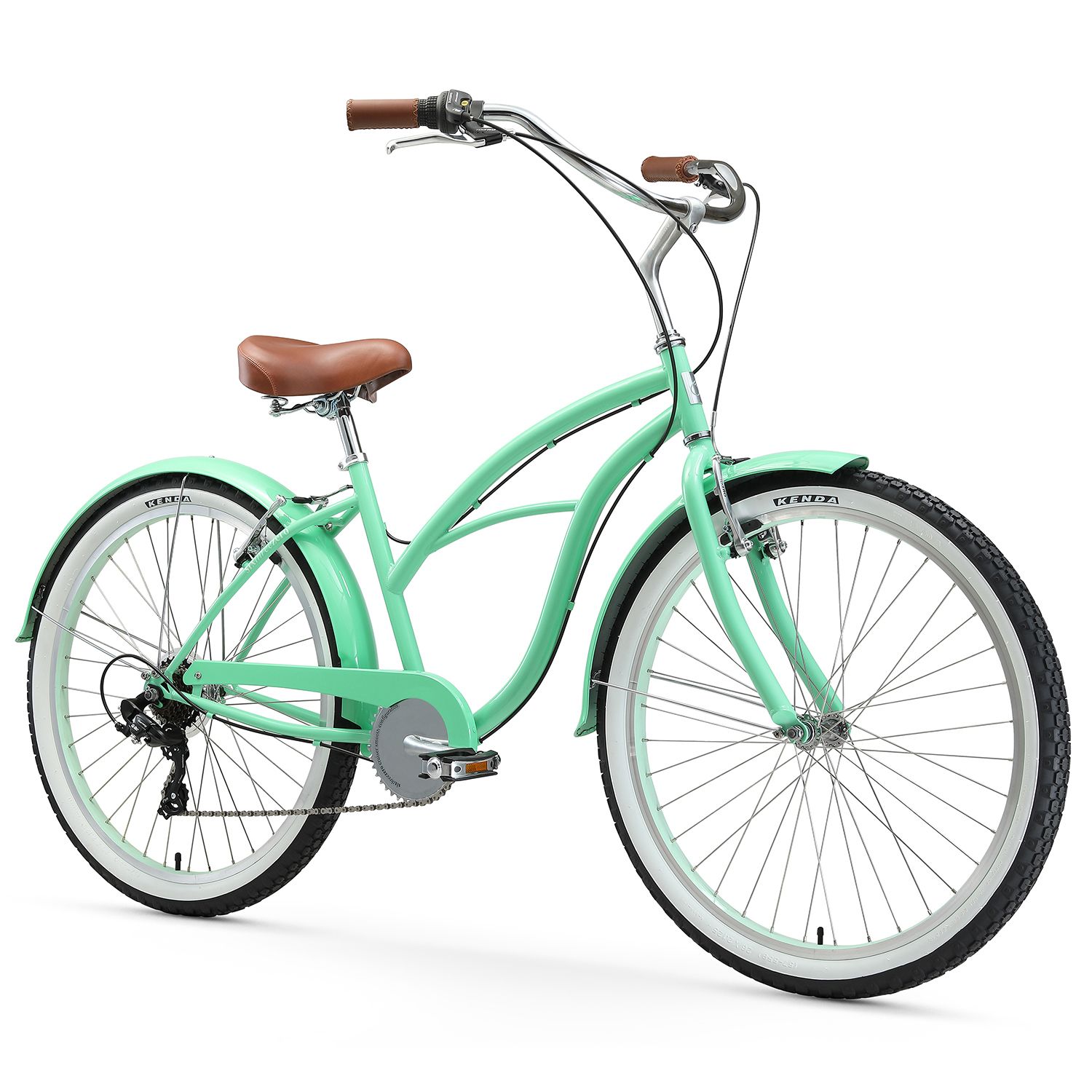 sixthreezero women's 26 inch 7 speed cruiser bike