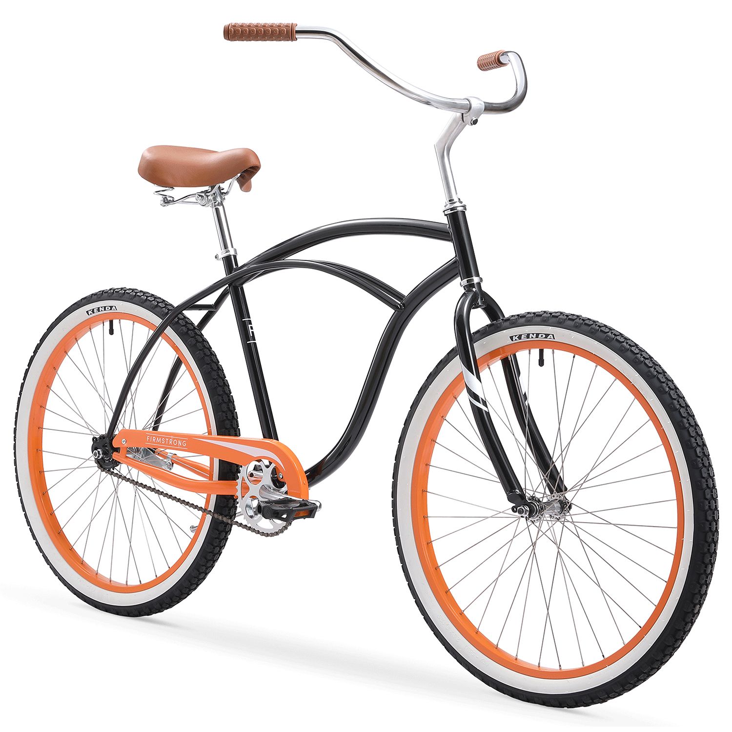 firmstrong urban man single speed beach cruiser bicycle