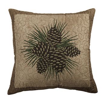 Donna Sharp Antique Pinecone Throw Pillow
