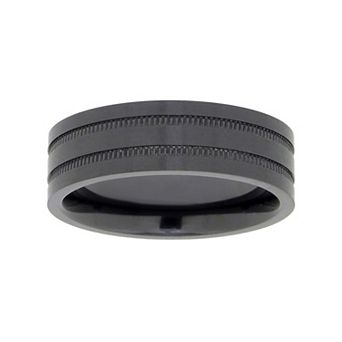 Men's LYNX Black Zirconium Ring