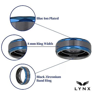 Men's LYNX Black Zirconium Ring