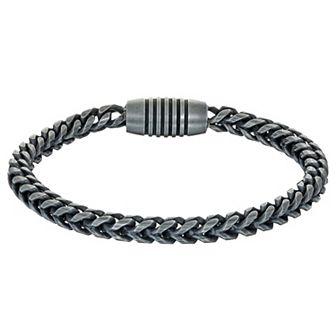 Men's LYNX Stainless Steel Franco Chain Bracelet