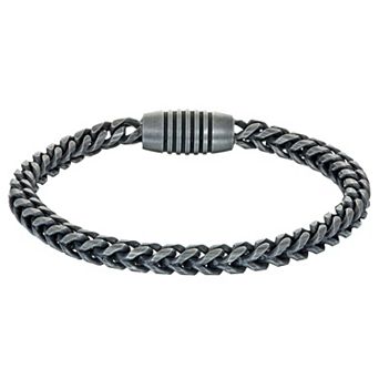 Men's LYNX Stainless Steel Franco Chain Bracelet