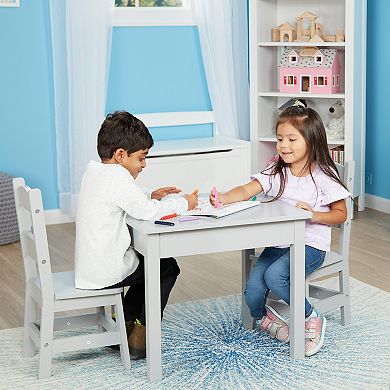 Melissa & Doug Wooden Table & 2 Chairs Set