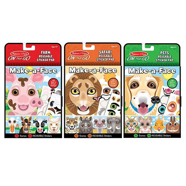 Melissa & Doug Make A Face Sticker Pad