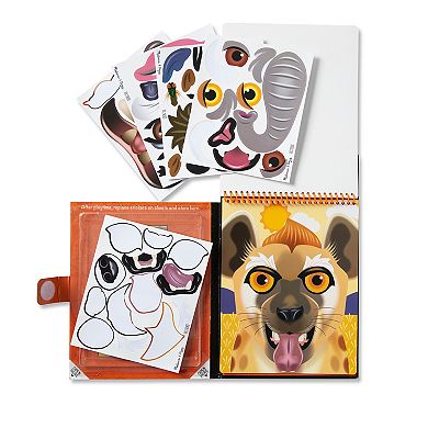 Melissa & Doug 3-Pack Make-a-Face Reusable Sticker Pad Set
