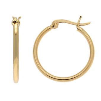 PRIMROSE Sterling Silver Hoop Earrings