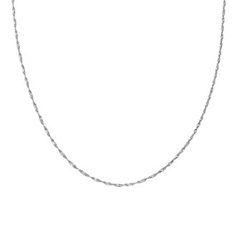 PRIMROSE Sterling Silver Singapore Chain