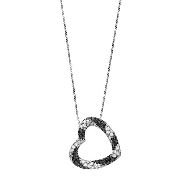 Kohl's sterling silver heart on sale necklace