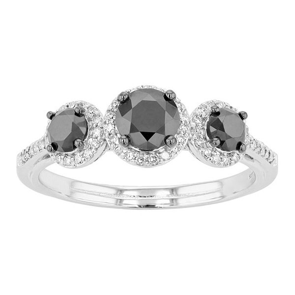 Kohls three stone sales diamond ring