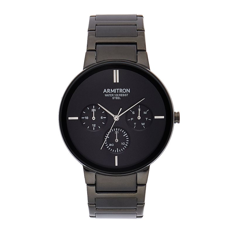 Amitron Mens Multifunctional Watch, Size: Large, Black