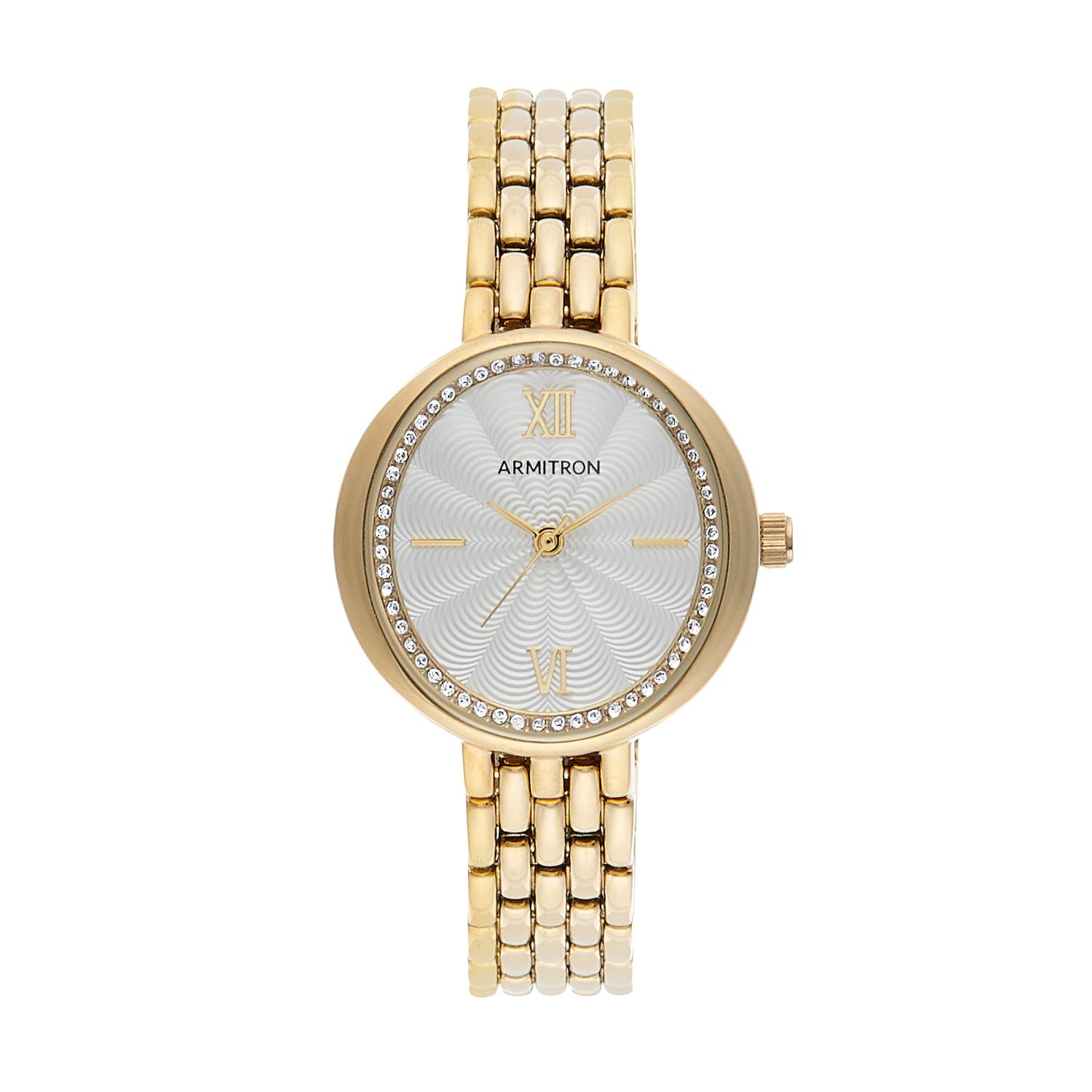 armitron gold watch womens