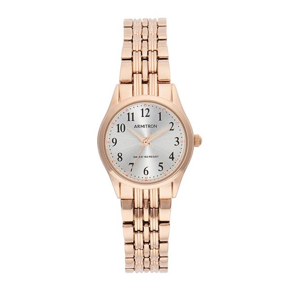 Armitron watch rose clearance gold