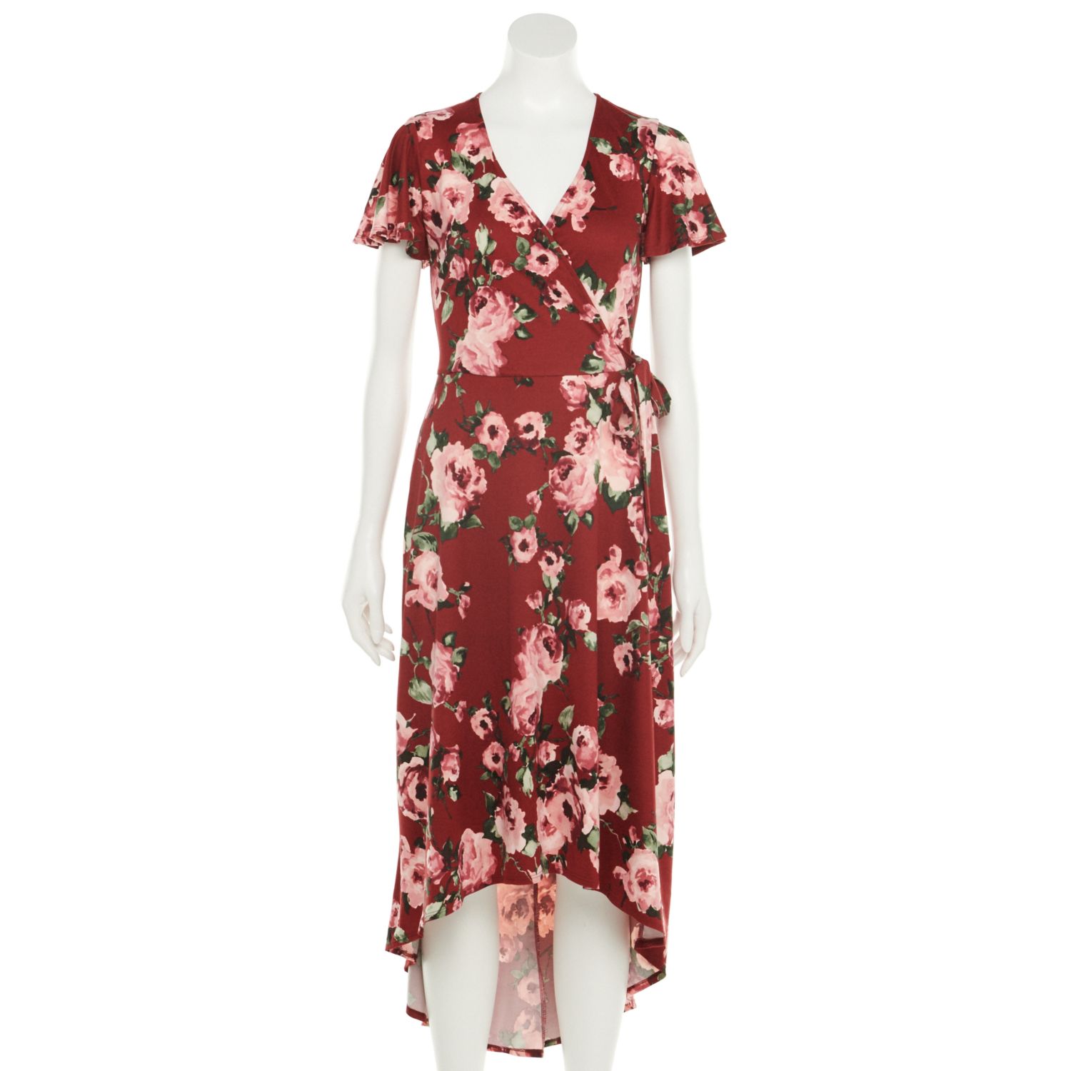 zara red spotty dress