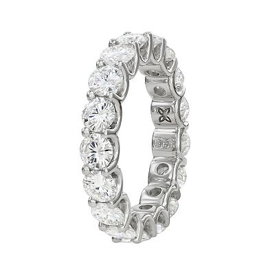 Charles & Colvard 14k White Gold 5 Carat T.W. Lab-Created Moissanite Eternity Band