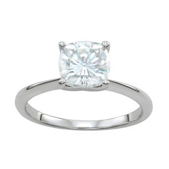 Charles & Colvard 14k White Gold 2 3/8 Carat T.W. Lab-Created Moissanite Solitaire Ring