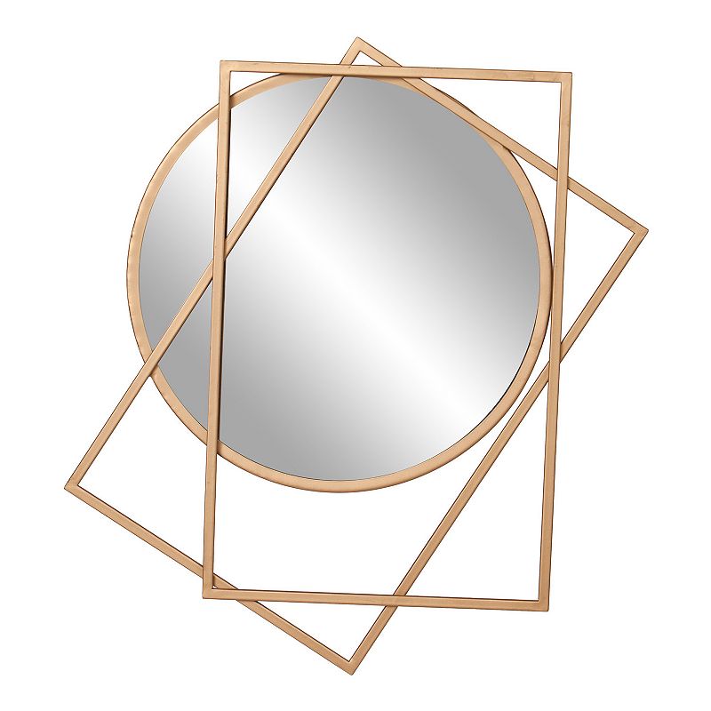37725937 Patton Gold Layered Geometric Accent Wall Mirror,  sku 37725937