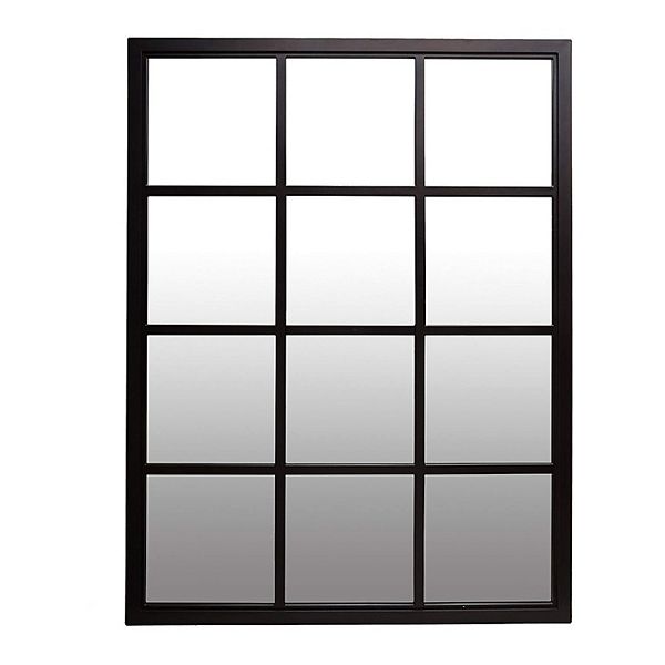 Patton Classic Black Windowpane Mirror