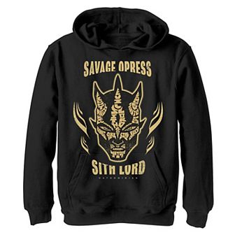 Boys 8-20 Star Wars: Clone Wars Savage Opress Sith Lord Portrait Pullover Graphic Hoodie